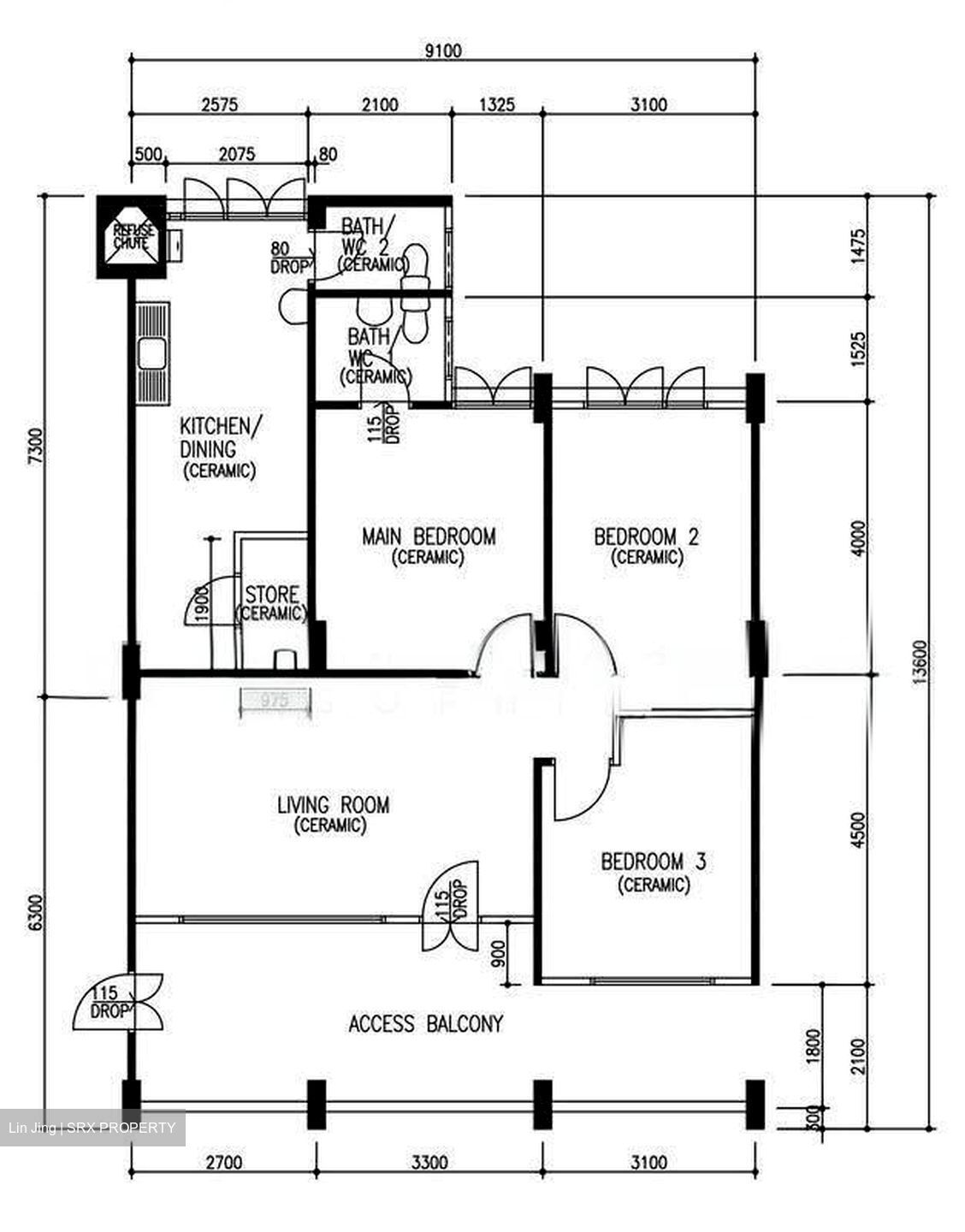Blk 403 Yishun Avenue 6 (Yishun), HDB 4 Rooms #618924471